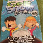 娘がGelli Snow(ジェリースノー)で遊んでみたよ